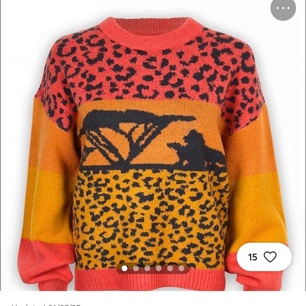 MINK PINK DISNEY Lion king sweater M